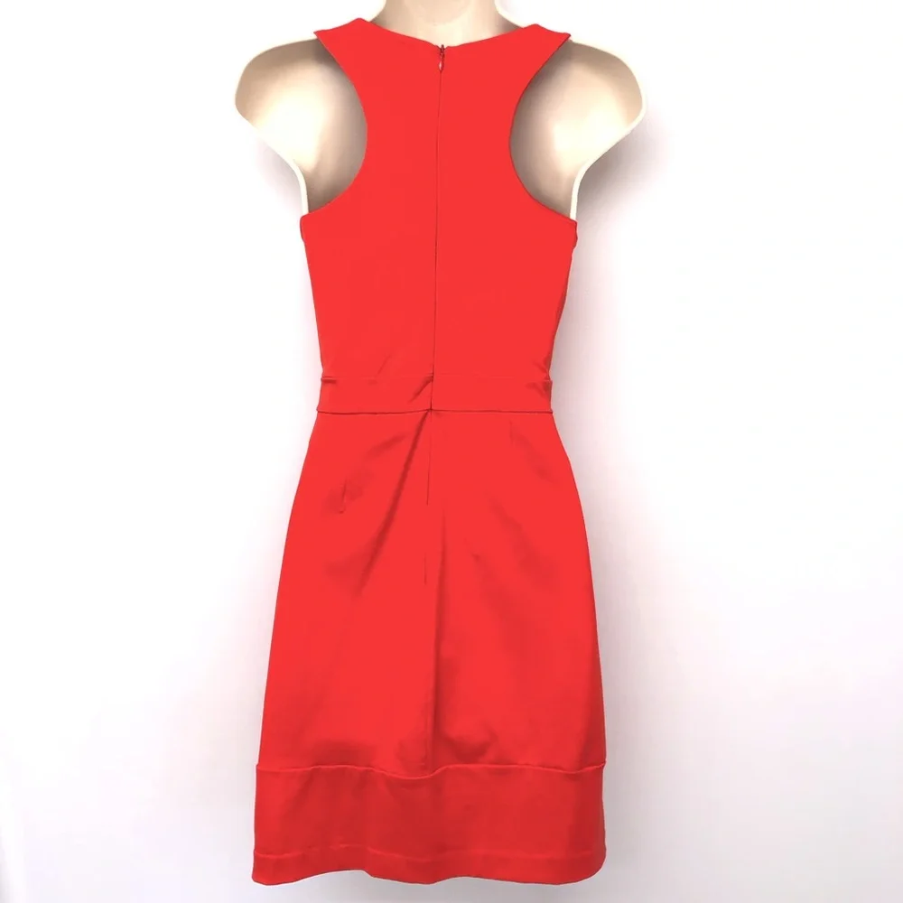 Cynthia Rowley Orange Fit & Flare Dress - Picture 2 of 16